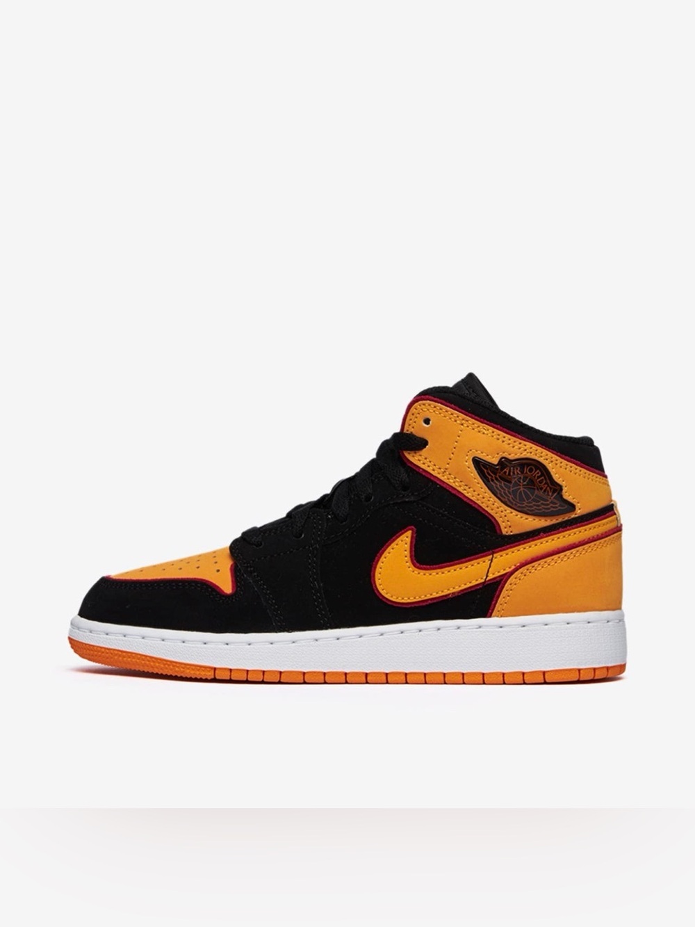 Nike Air Jordan 1 MID SE Black & Orange/Vivid Orange